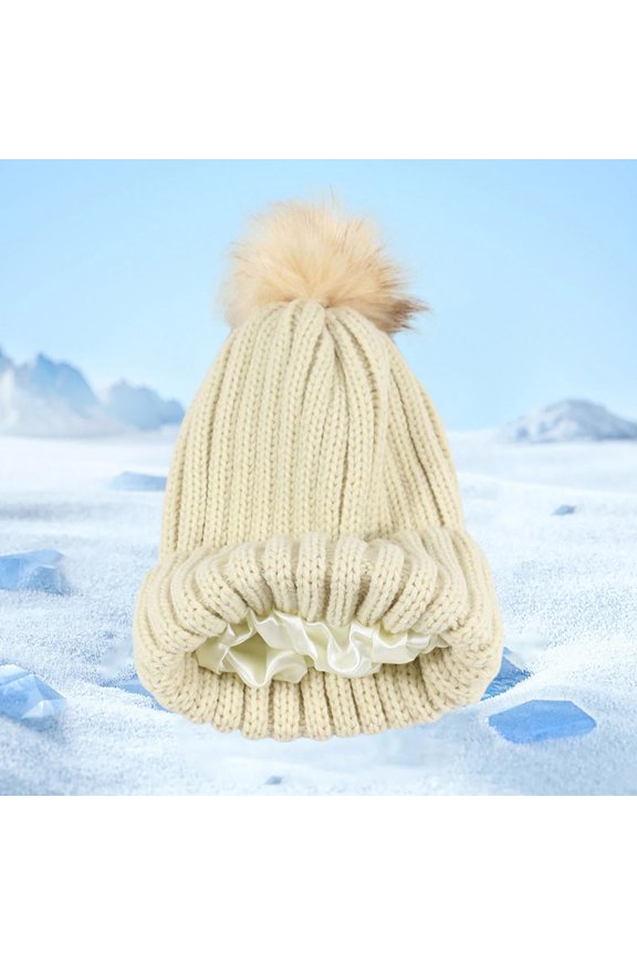 Winter Hat with Ear And Neck Cover for Extreme Cold Weather Outdoor Activities Beige One Size