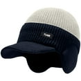 thumbnail image 1 of Winter Hat with Ear Flaps for Men Winter Beanie Hats Warm Fleece Line Knitted Outdoor Caps, 1 of 3