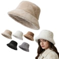thumbnail image 1 of Winter Hat with Ear Thickened Warm Fisherman Style Cap for Girls, 1 of 5