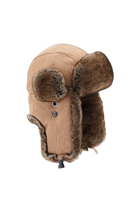 Winter Hat with Earflaps for Outdoor Use, Ideal for Skiing in the Snow, Thick Lined