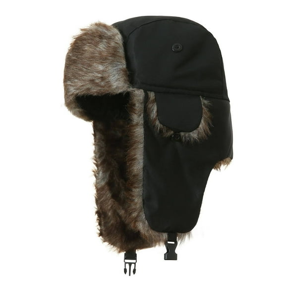 Winter Hats For Men High Thermal Protection Trapper Hat Versatile Design Fur