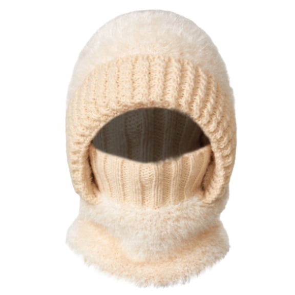 Winter Hats For Women Autumn Winter Scarf Hat Polyester Cotton Knit Hat Lightweight Warm Multi-Occasion Hats One Size Women's Hats & Caps