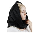thumbnail image 1 of Winter Hats For Women Girls Warm Hooded Scarf Hat Cap Knit Hat With Adjustable Drawstring, 1 of 4