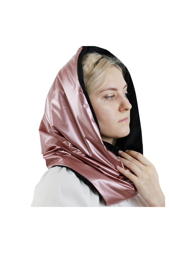 Winter Hats For Women Girls Warm Hooded Scarf Hat Cap Knit Hat With Adjustable Drawstring