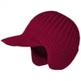 thumbnail image 1 of Winter Hats For Women Mvrlsh Cozy Winter Beanie Hat With Brim Ear Fleece Warm Wool Blend Protective Red One Size, 1 of 8