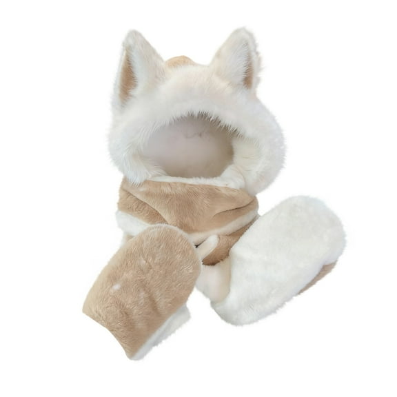 Winter Hats For Women Mvrlsh Winter Plush Ear Trapper Hat Windproof With Strap Thick Fuzzy Cute Yellow One Size