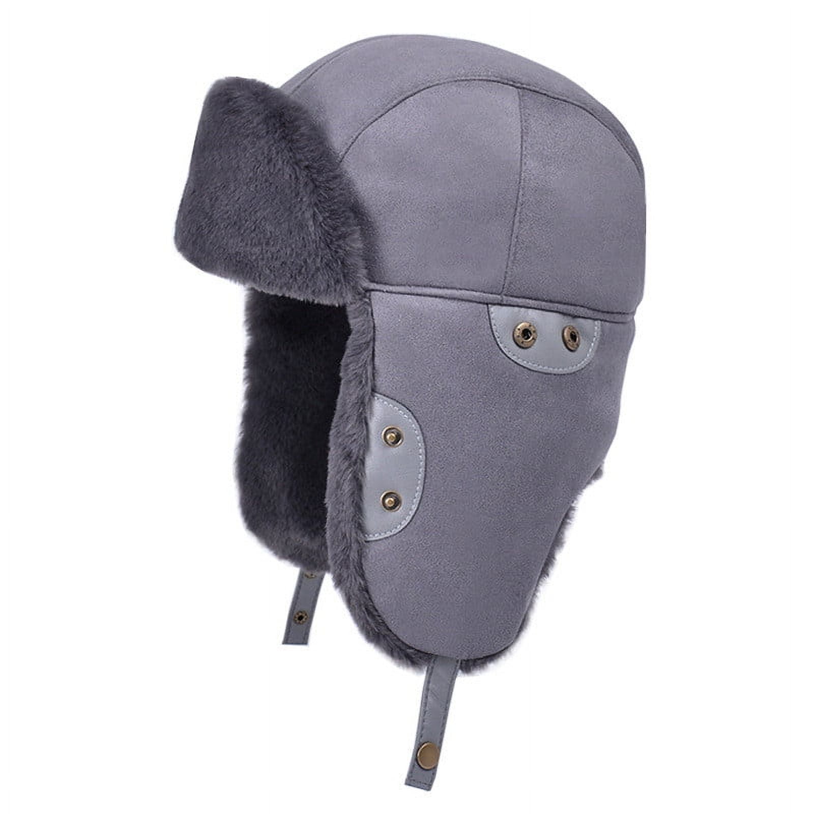 ZQUUVOU Winter Hats Trapper Trooper Hat With Ear Flaps