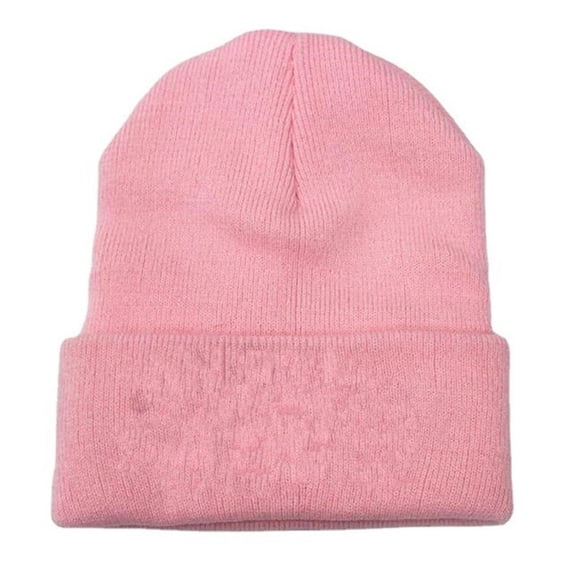 Winter Hats for Women Winter Double Layer Fisherman Beanie Ear Coverage Pom Beanie Knit Beanie Cuff Beanie Hat Soft Slouchy Warm Cuffed Mens Winter Beanie Hat