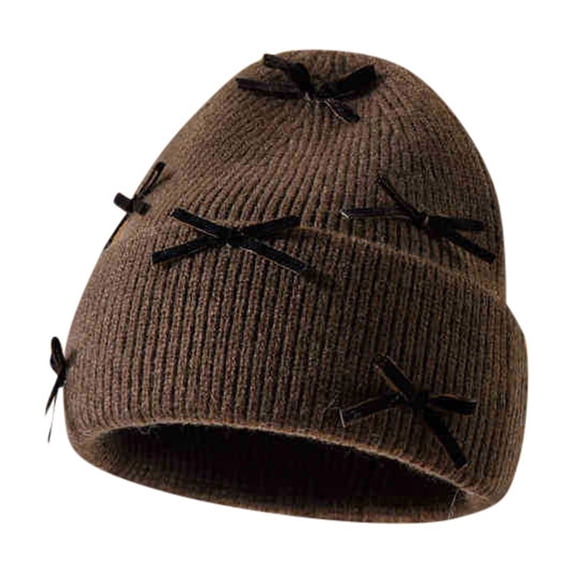 Winter Hats for Men and Women Beanie for Men Women's Knitted Bow Hat for Fall and Winter Warm and Stylish Winter Hat