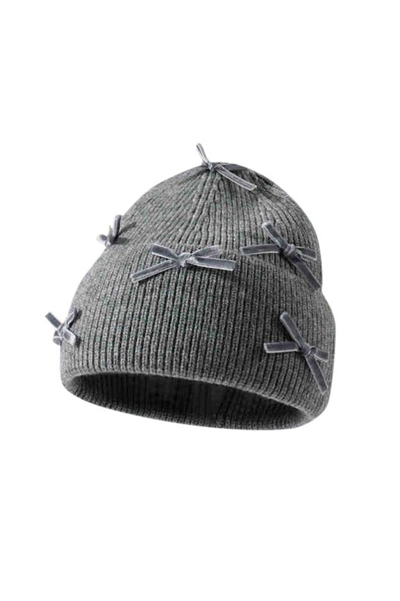 Winter Hats for Men and Women Beanie for Men Women's Knitted Bow Hat for Fall and Winter Warm and Stylish Winter Hat