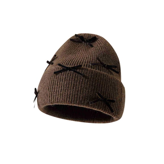 Winter Hats for Men and Women Beanie for Men Women's Knitted Bow Hat for Fall and Winter Warm and Stylish Winter Hat