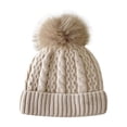 thumbnail image 1 of Winter Hats for Men and Women Beanies Women Baby Hat 2024 Autumn Winter New Knit Hat Baby Hat Ear Protector Hat Features:, 1 of 3