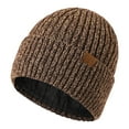 thumbnail image 1 of Winter Hats for Women Adult Winter Soild Layer Woolen Hat New Fleece Warm Knitted Hat Winter Fall Clothes Cap, 1 of 3