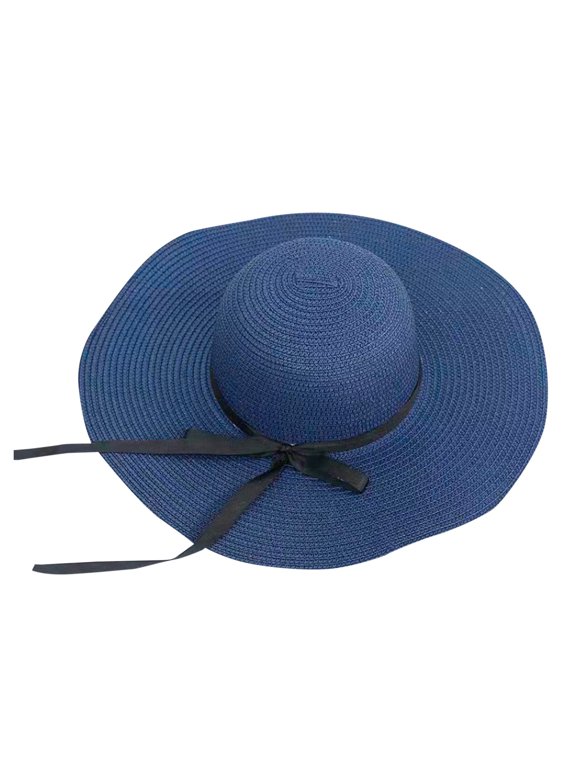 Winter Hats for Women Beach Hats for Women Big Straw Wide Brim Summer Floppy Foldable Sun Hat Yellow