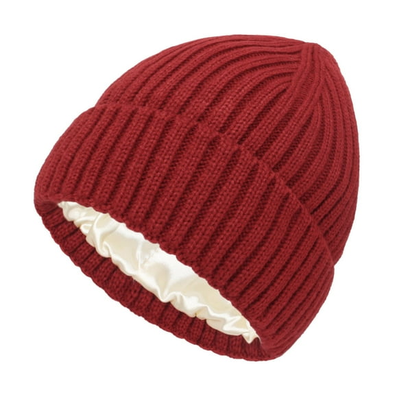 Winter Hats for Women Beanies Women Girl Fashion Solid All Autumn and Winter Knitted Warm Woolen Hat