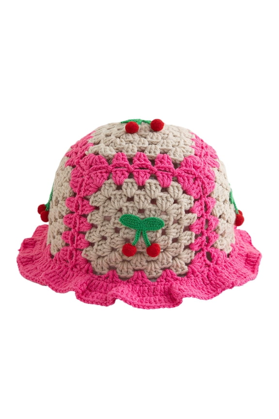Winter Hats for Women Hat Hat for Women Strawberry Crochet Bucket Hat Strawberry Crochet Hat Winter Fall Clothes Cap