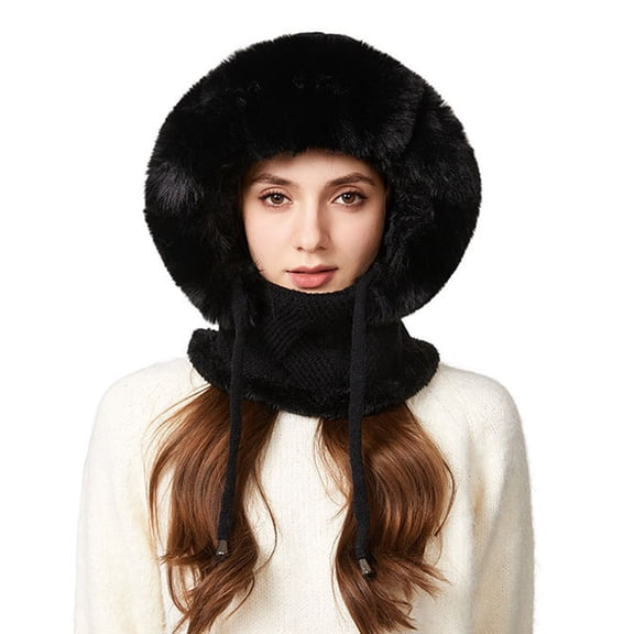 Winter Hats for Women Men Autumn Winter Scarf Hat Polyester Cotton Knit Hat