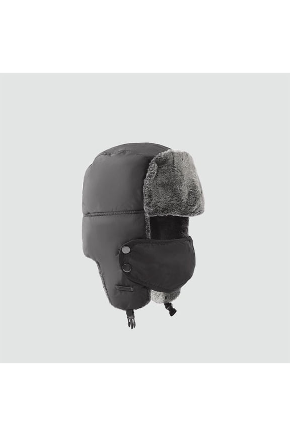 Winter Hats for Women Men Trapper Ushanka Hat with Ear Flaps Warm Fur Fuzzy Russian Bomber Hats for Cold Weather