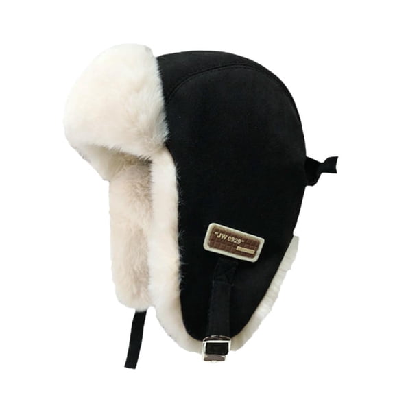 Winter Hats for Women Men Trapper Ushanka Hat with Ear Flaps Warm Fur Fuzzy