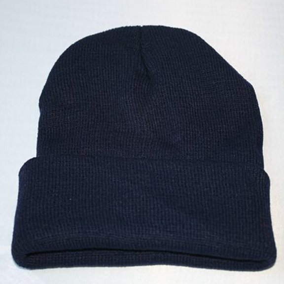 Winter Hats for Women Skull Cap Beanie Knitted Beanie Wool Hat Winter Beanie Y2k Beanie Ski Hat Dark Blue One Size