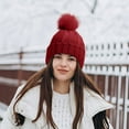 thumbnail image 1 of Winter Hats for Women - Soft Knit Cap with Warm Ear Coverage, 1 of 5