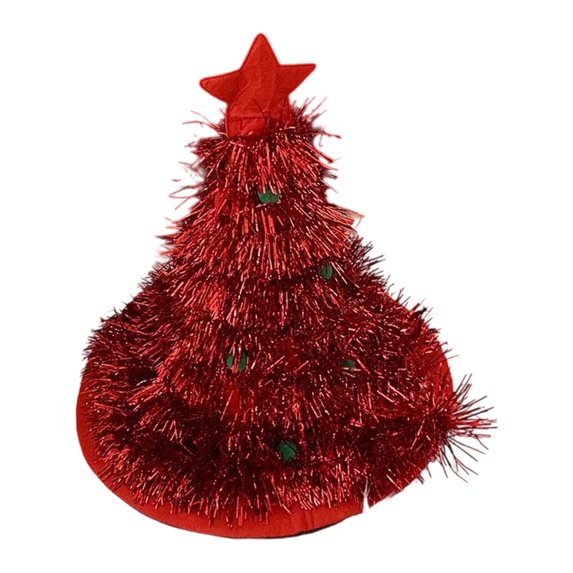 Winter Hats for Women Winter Hats for Men Santa Hat With Glitter Fringe for Adults Kids Holiday Party Photo