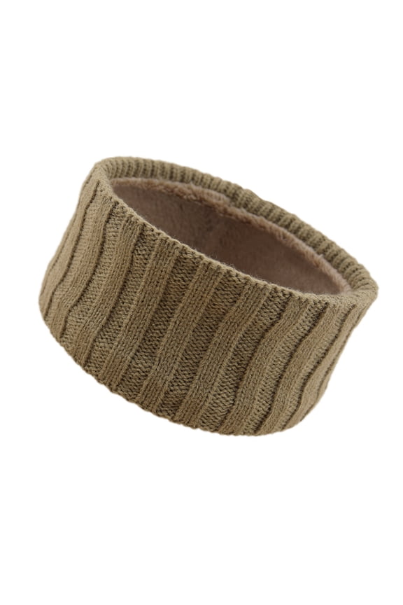 Winter Headbands Ear Warmers Knit Fleece Lined Headband Thick Fuzzy Cable Crochet Warm Cold Weather Earmuffs Gifts for Women Men Christmas Stocking Stuffer