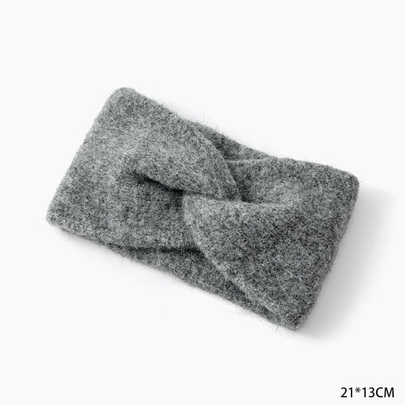 Winter Headbands for Women Ear Warmers, Knit Head Bands Ear Warmers for Women Winter Accessories, Gray