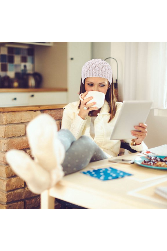 Winter Knit Headbands Assorted Color Ear Warmers Comfortable Lightweight Hair Bands 2Pcs