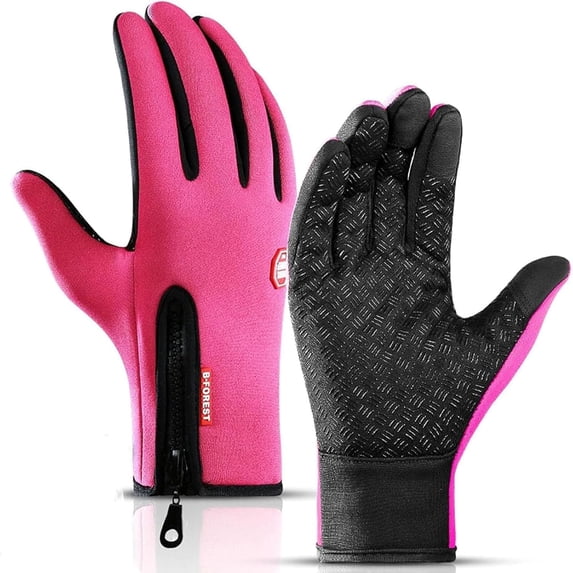 Winter Heated Gloves with Touchscreen, Windproof Waterproof Gloves, for Motorcycle Riding Cycling Camping