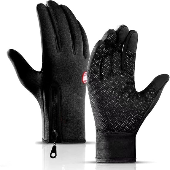 Winter Heated Gloves with Touchscreen, Windproof Waterproof Gloves, for Motorcycle Riding Cycling Camping