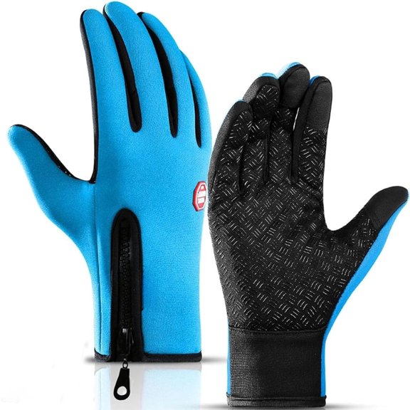 Winter Heated Gloves with Touchscreen, Windproof Waterproof Gloves, for Motorcycle Riding Cycling Camping