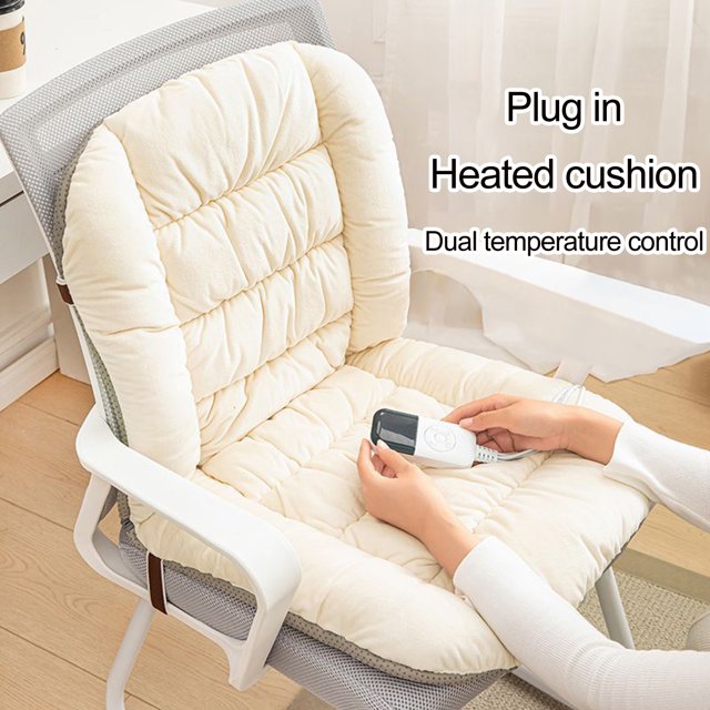 Winter Heated Seat Cushion with Antislip Elastic Fixing Bands USB