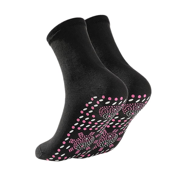 Winter Heated Socks for Women & Men, Self-Heating Socks Comfortable Elastic, Warm Thermal Socks, Resistant to Penetration, Heating Socks, Warm and Cold-Resistant Cotton Socks (Size: 38-45)