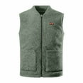 thumbnail image 1 of Winter Heated Vest for Women Usmixi Heated Vest for Unisex Cozy Fleece Warm 8 Area Eletric Heating Coat Open Zipper Sleeveless Plus Size Jacket Outwear with Pocket 2023 Jacket Holiday Deals, 1 of 5