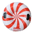 thumbnail image 1 of Winter Heavy Snow Tube Inflatable Sleds for Children Adults 40 Inch Diameter with Backrest Handle, 1 of 6