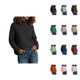 thumbnail image 1 of Winter High Neck Knitted Sweater for Women â Long Sleeve Turtleneck Pullover, Loose Fit Knit Casual Top, Rolled Edge Cozy Fall 2025 Trend, 1 of 4