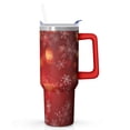 thumbnail image 1 of Christmas Presents 40oz Tumbler with Handle and Straw, Holiday Stainless Steel Insulated Coffee Cup, Leak Proof Travel Mug for Women Men, 1 of 4