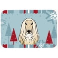 thumbnail image 1 of Winter Holiday Afghan Hound Glass Cutting Board- Large, 1 of 1