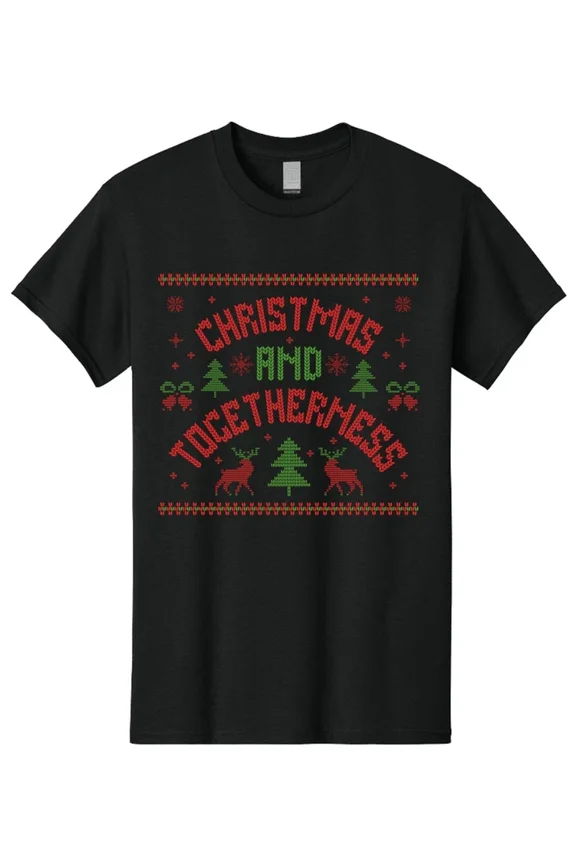 Winter Holiday And Togetherness Seasonal Joy Festive Apparel Unisex T-Shirt, up to Size 5XL