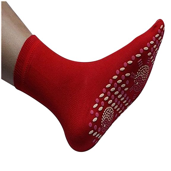 Winter TMOYZQ 10Pcs Tourmaline Thermal Circulation Self-heating Shaping Socks, Unisex Compression Socks Winter Comfortable Warm Breathable Massage Socks Foot Warmer