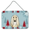 thumbnail image 1 of Winter Holiday Design with Dog Art Wall or Door Hanging Prints, 1 of 1
