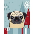 thumbnail image 1 of Winter Holiday Fawn Pug Flag Garden Size, 1 of 1