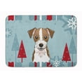 thumbnail image 1 of Winter Holiday Jack Russell Terrier Machine Washable Memory Foam Mat, 1 of 4