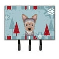 thumbnail image 1 of Winter Holiday Yorkie Puppy Leash & Key Holder, 1 of 1