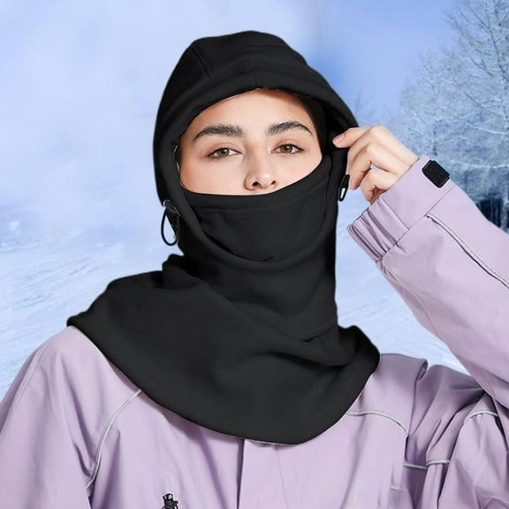 Winter Hood Ski Hat For Women Men Thermal Hat Cap Scarf For Cold Weather Caps Lumber And Check Hat Hat with Ear for Men Hat Trapper Extra Large Winter Hats for Men Leather Baseball Cap Women Warm Head