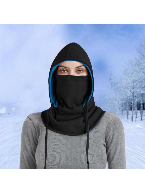 Winter Hood Ski Hat For Women Men Thermal Hat Cap Scarf For Cold Weather Clam Winter Hat Christmas Hat Cover Head for Men Toboggan Snow Winter Mens Hats Hat Goggles over Ear Winter Hat Claptrap Hat