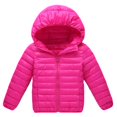 thumbnail image 1 of Winter Hooded Coats Outerwear Big Boys Girls Lightweight Water-Resistant Warm Coat Zip Up Hoodie Jacket Coat 8-19T, 1 of 5