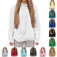 thumbnail image 1 of Winter Hooded Sweatshirt With Pocket And Pouch For Cat Mom Comfort, 1 of 6