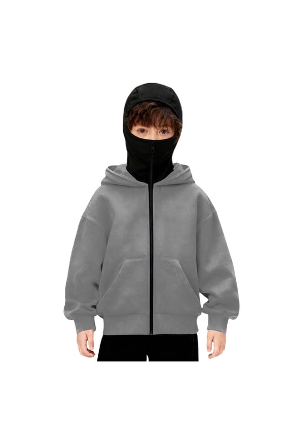 Winter Hoodie Hoodie Zip Up Oversized Full Zipper Hooded Sweatshirt Jacket